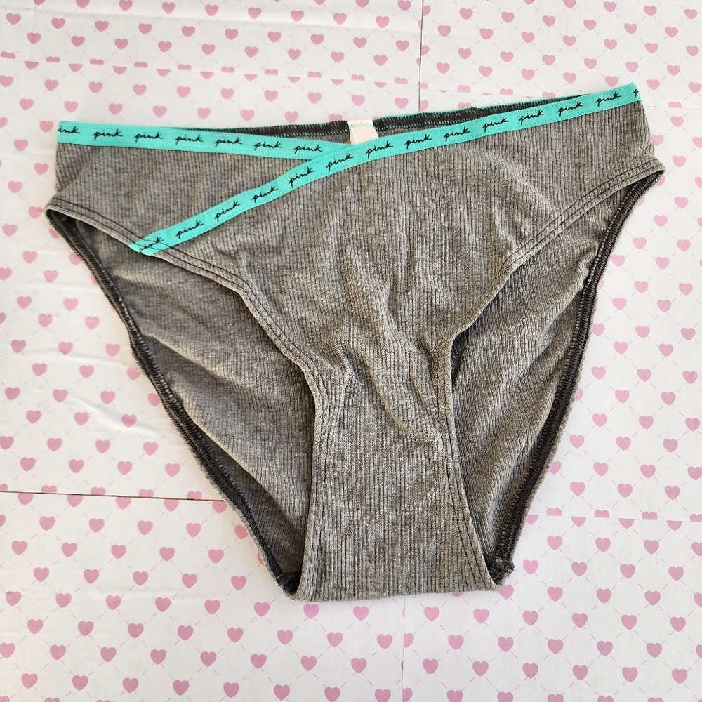 PINK LOGO COTTON BIKIMI PANTY